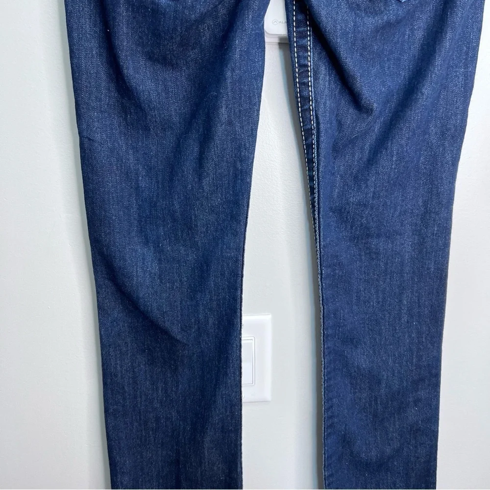 True Religion Straight Leg Dark Wash Jeans Size 26 - Picture 8 of 16